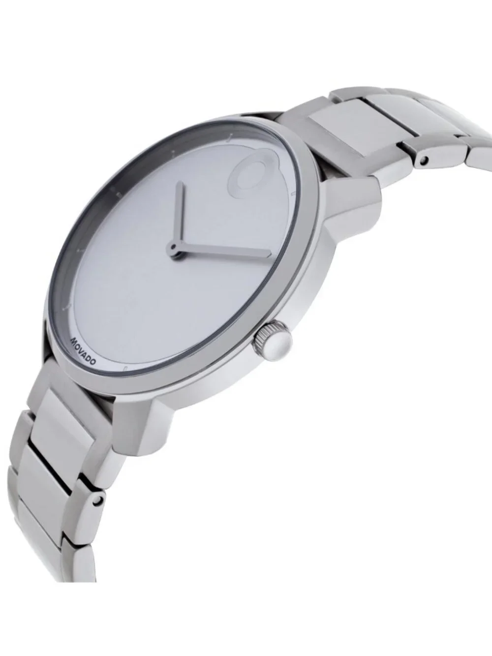NWT Movado Trend Element Quartz Silver Dial Men's Watch